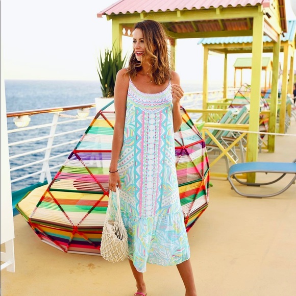 Lilly Pulitzer Dresses & Skirts - Lilly Pulitzer NWT Winni Chiffon Maxi Dress Maraca My World Size XXS,S